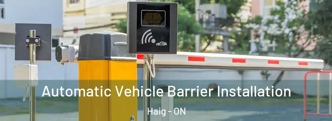  Automatic Vehicle Barrier Installation Haig - ON