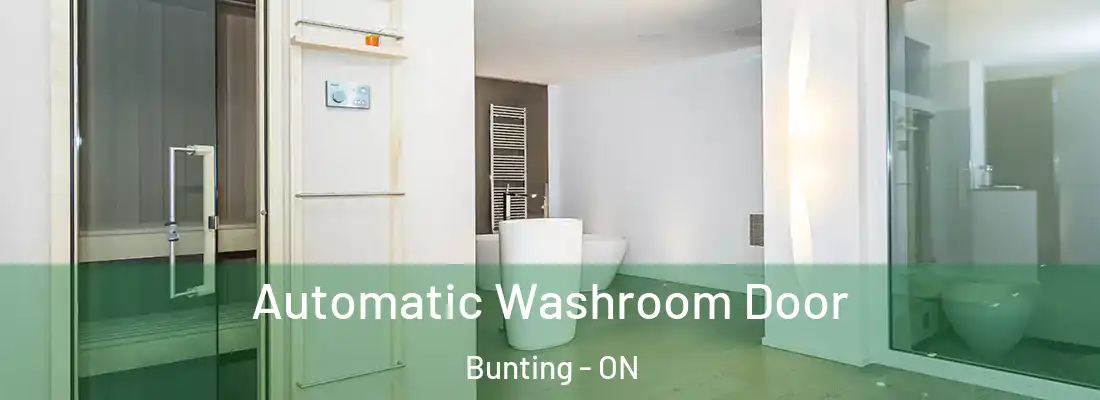  Automatic Washroom Door Bunting - ON