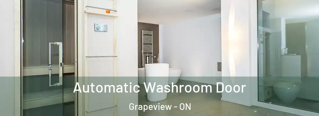  Automatic Washroom Door Grapeview - ON