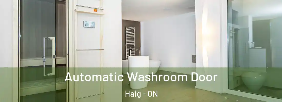  Automatic Washroom Door Haig - ON