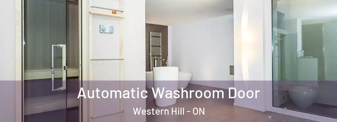  Automatic Washroom Door Western Hill - ON