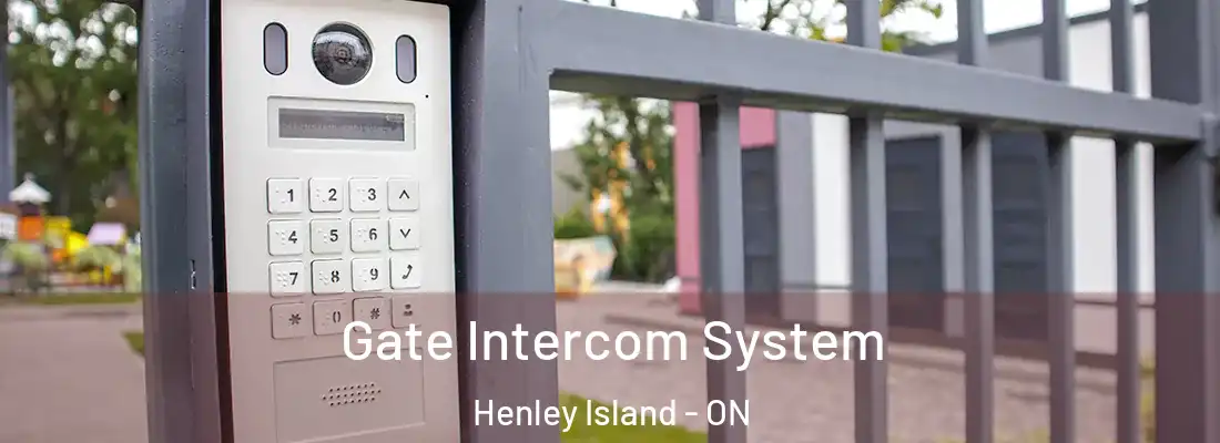  Gate Intercom System Henley Island - ON