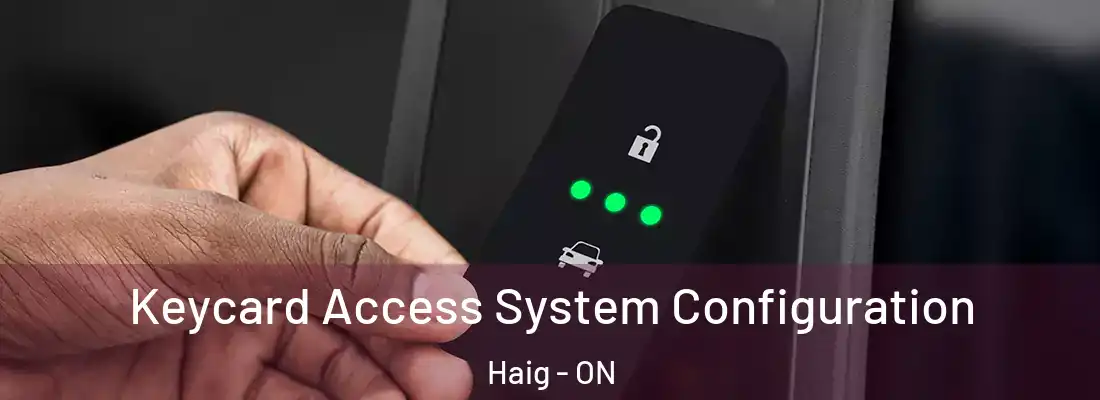  Keycard Access System Configuration Haig - ON