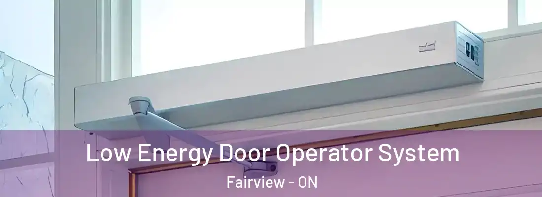  Low Energy Door Operator System Fairview - ON