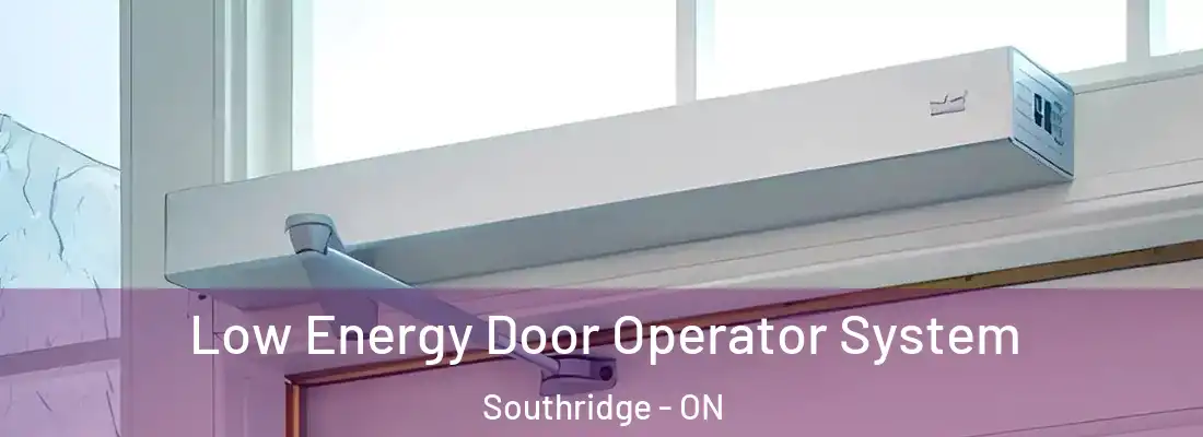  Low Energy Door Operator System Southridge - ON
