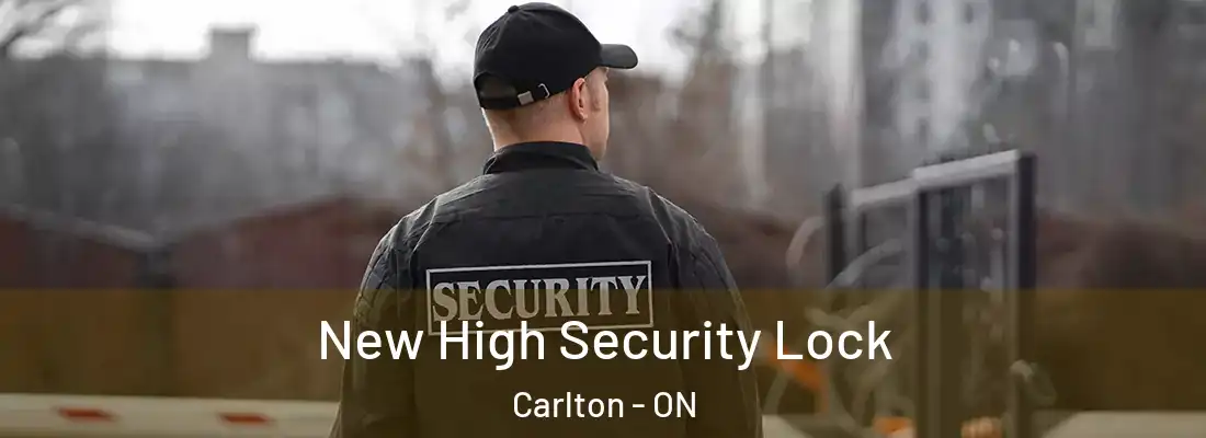  New High Security Lock Carlton - ON