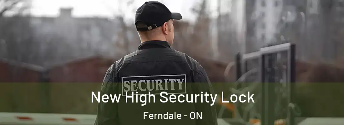  New High Security Lock Ferndale - ON