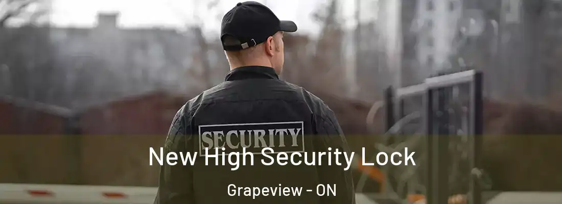  New High Security Lock Grapeview - ON
