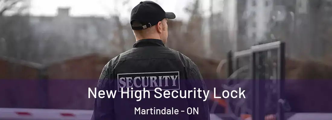  New High Security Lock Martindale - ON