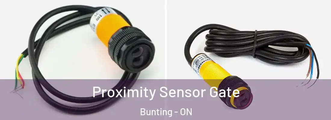  Proximity Sensor Gate Bunting - ON