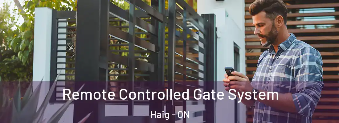 Remote Controlled Gate System Haig - ON