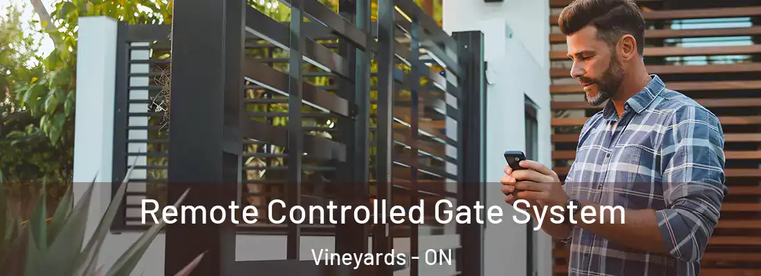  Remote Controlled Gate System Vineyards - ON