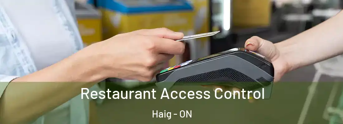  Restaurant Access Control Haig - ON