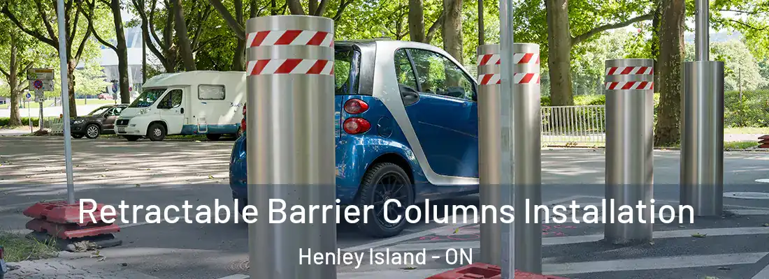  Retractable Barrier Columns Installation Henley Island - ON