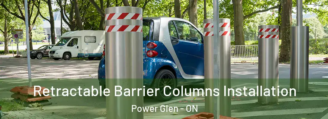  Retractable Barrier Columns Installation Power Glen - ON