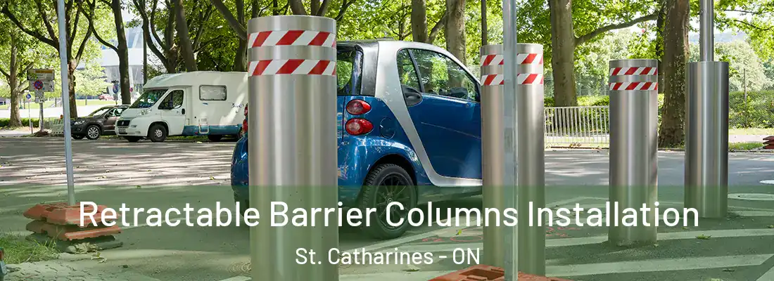  Retractable Barrier Columns Installation St. Catharines - ON