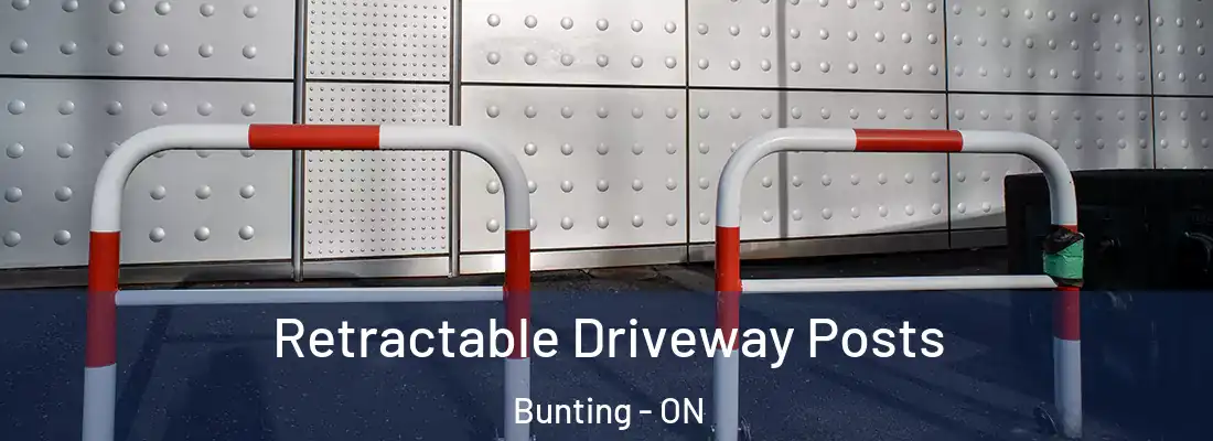  Retractable Driveway Posts Bunting - ON